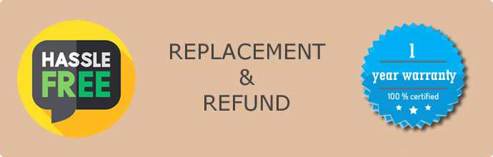 Hassle-Free Replacement and Refund